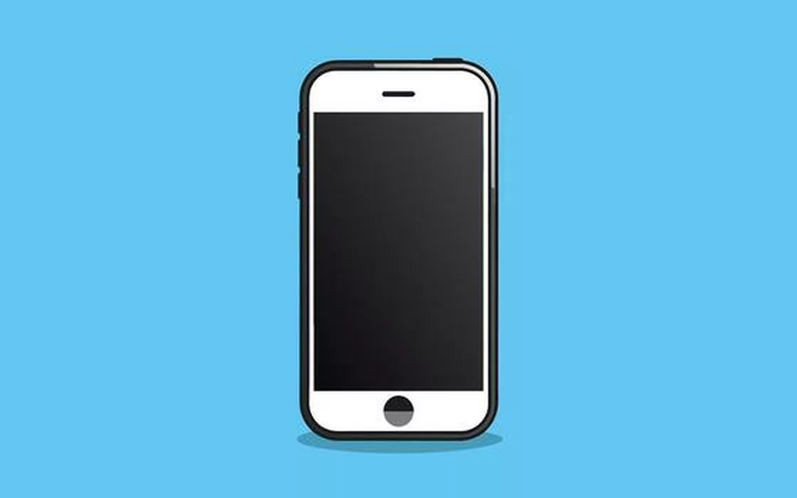 Smartphone illustration stock JPEG before background removal, flattened onto a solid colour backdrop