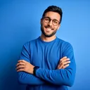 Portrait headshot JPG before background removal — sample image for the JPG background remover