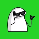 Ghost mascot illustration PNG before background removal — sample image for the PNG background remover