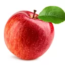 Red apple product photo before the background was made transparent — sample image for the transparent background maker